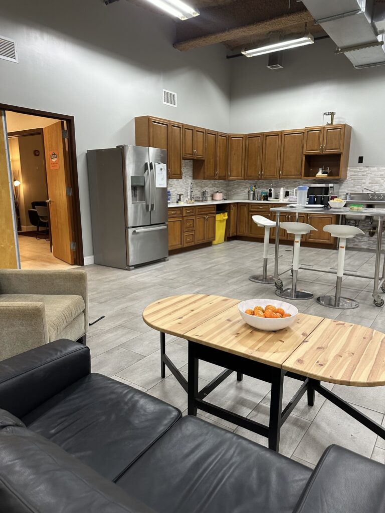 Catering break room with kitchen at Annex 302