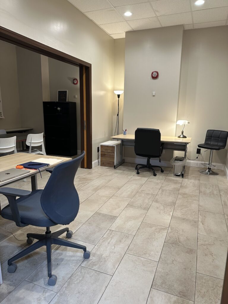 On-site production office space at Annex 302